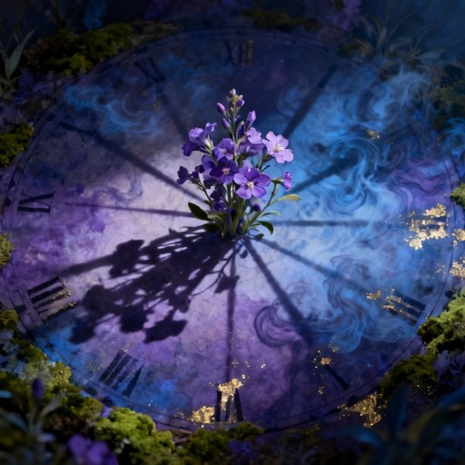 Free Violet Shadow Sundial Image - Violets, Flowers, Botanical ...