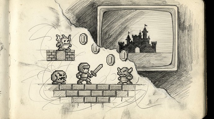 Free Pixels Meet Pencil Image - Sketch, Pencil, Graphite | Download at ...