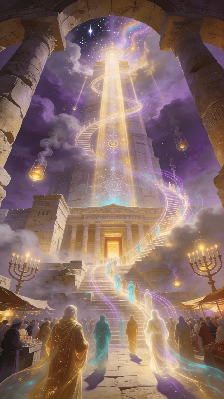 Free Divine Temple Ascension Image - Temple, Jerusalem, Pilgrims ...