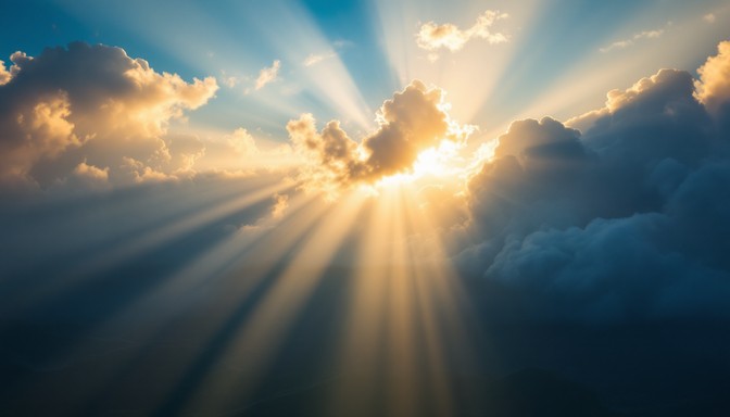 Free Divine Light Breaking Image - Sunbeams, Crepuscular, Rays ...