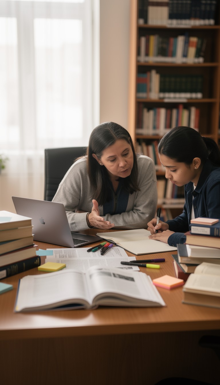 Free Academic Guidance Session Image - Teacher, Student, Education ...