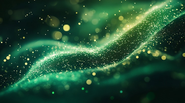 Free Glowing Green Waves Image - Green, Glowing, Waves | Download at ...