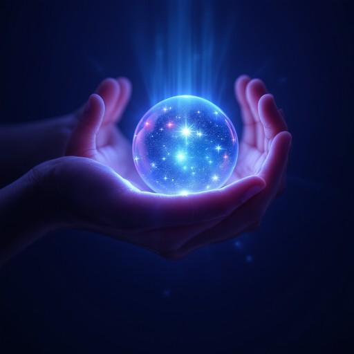Free Glowing Orb Held Image | Download at StockCake