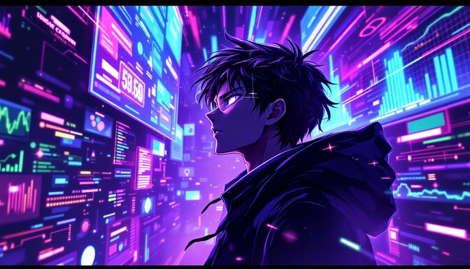 Free Neon Cyber Rapper Image | Download at StockCake