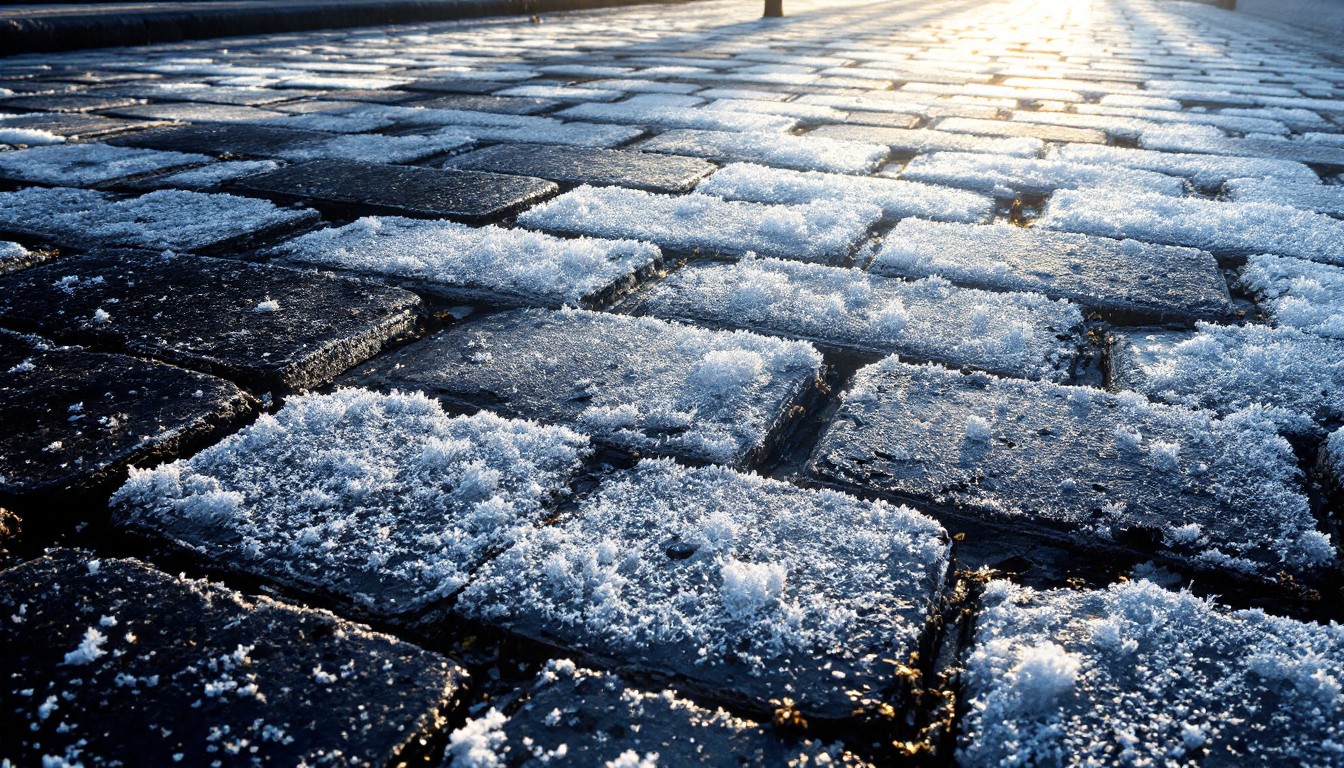 Free Frosty London Cobbles Image - Frost, Cobblestone, Winter ...