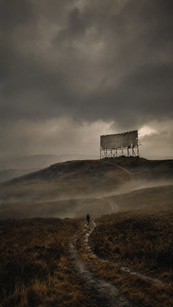 Download Lonely Moor Billboard Image - Moor, Fog, Mist | StockCake