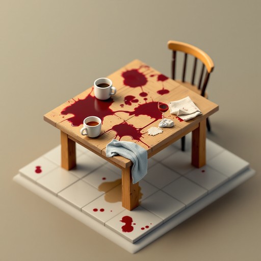 Free Stained Wooden Table Image - Isometric, Miniature, Table ...