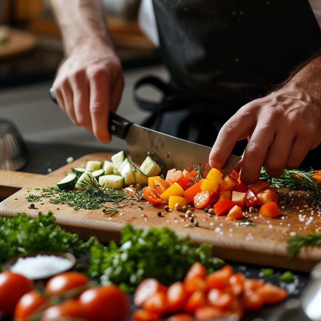 Free Chopping Fresh Vegetables Image - Chopping, Vegetables, Cooking ...