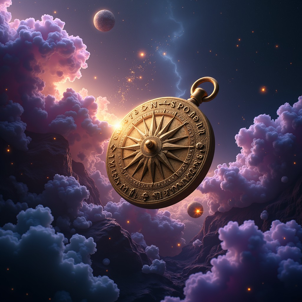 Free Celestial Compass Guide Image - Compass, Mystical, Cosmic ...