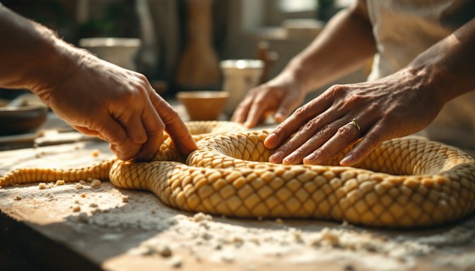Free Artisanal dough crafting Image | Download at StockCake