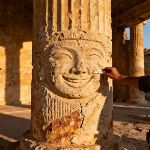 Free Ancient smiling column Photo - Archaeological, Ancient, Column ...