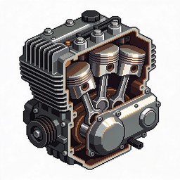 Free Isometric Engine Cutaway Image - Engine, Mechanical, Isometric ...