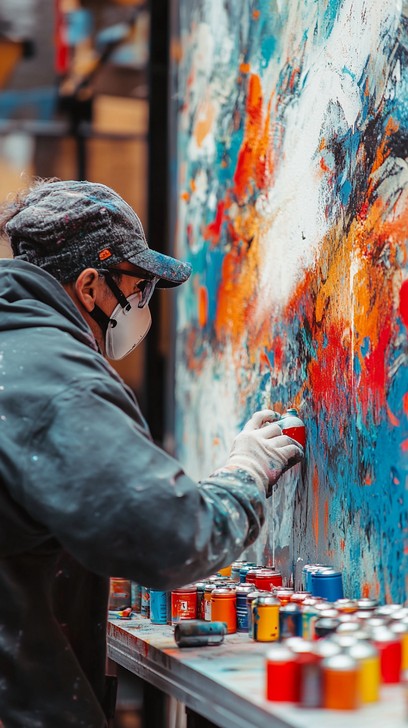 Free Artist creating masterpiece Image - Artist, Painting, Abstract ...