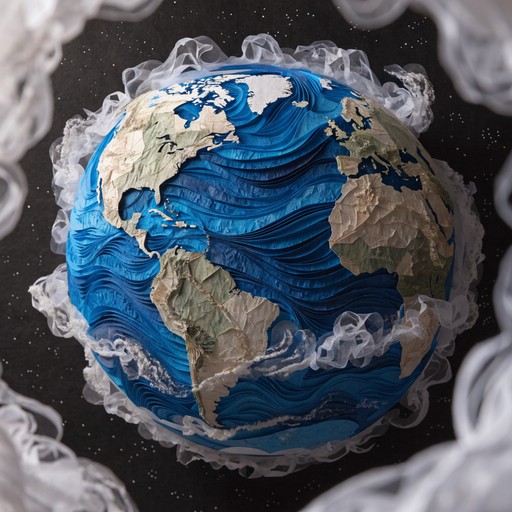 Free Sculpted Paper Earth Image - Map, World, Paper | Download at StockCake