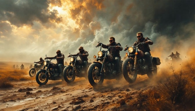 Free Desert Motorcycle Ride Image | Download at StockCake