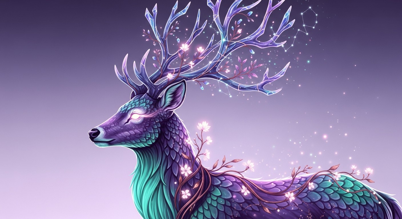 Free Mystical Deer Magic Photo - Deer, Fantasy, Magical | Download at ...