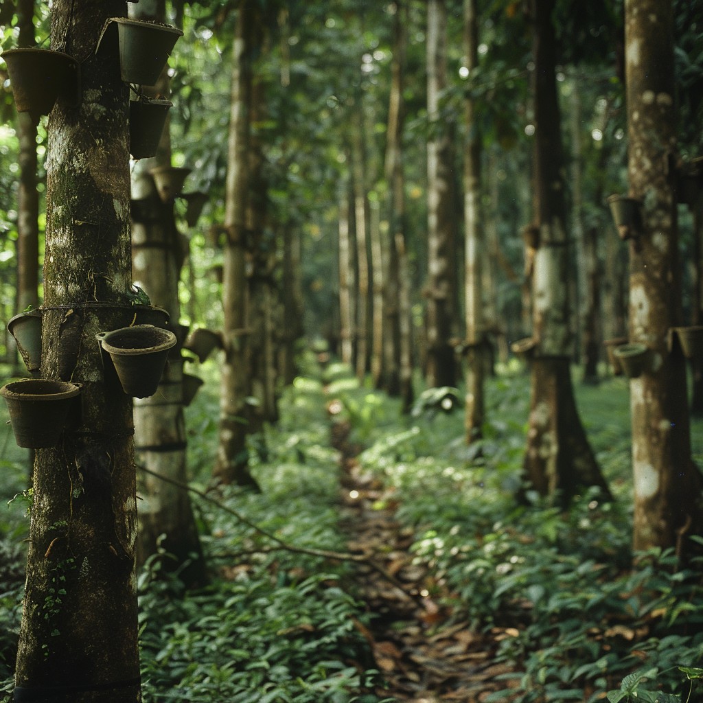 Free Rubber Tree Plantation Image - Forest, Rubber, Trees | Download at ...