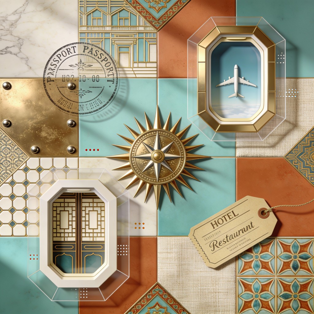 Travelin Pattern Free Vintage Travel Pattern Image - Travel, Vintage, Geometric ...