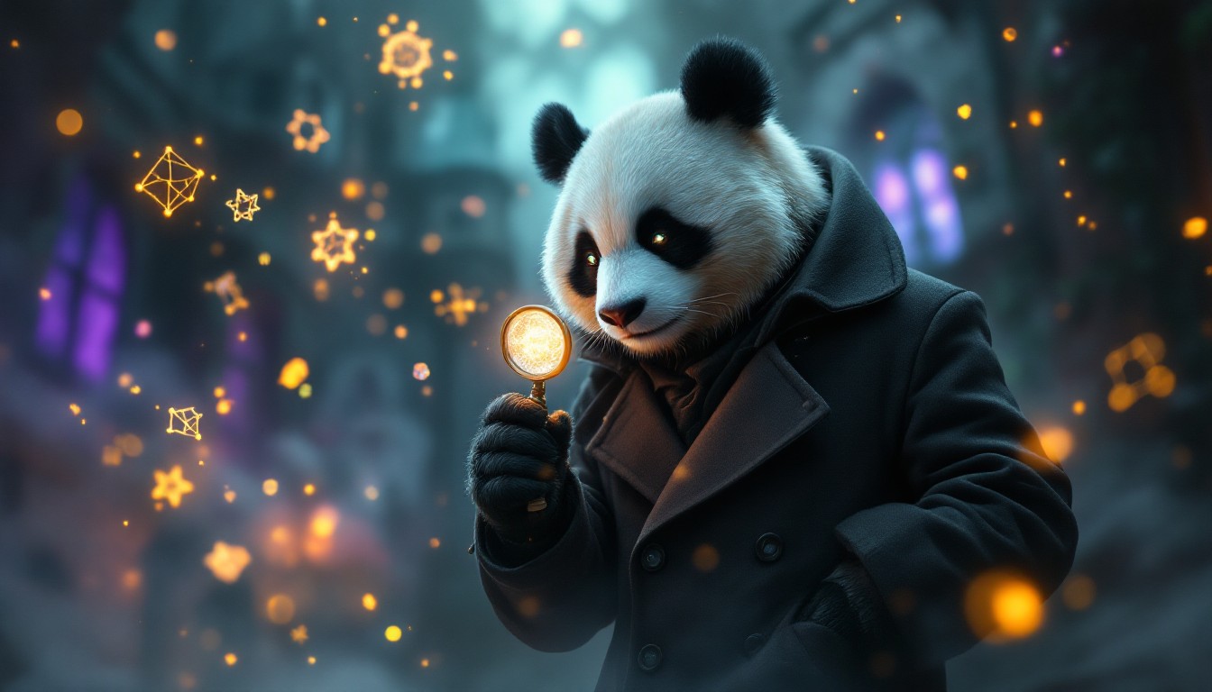 Free Mystical Panda Detective Image - Panda, Detective, Noir | Download ...