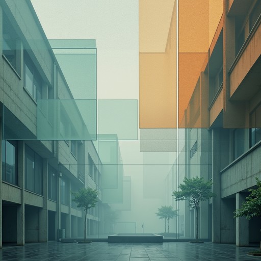 Harsh Gradient Free Tranquil Urban Layers Image - Geometric, Urban, Misty | Download ...