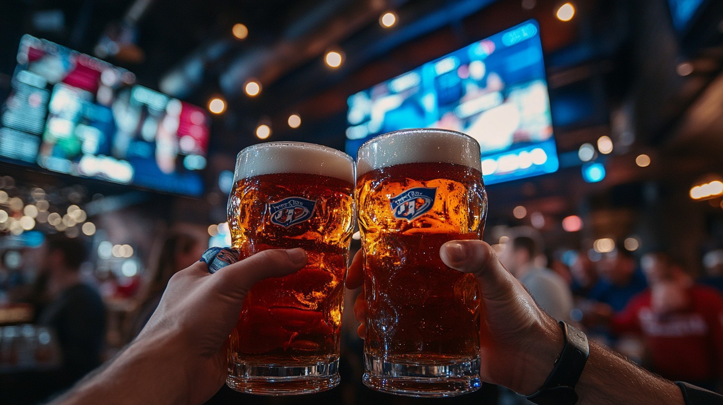 Free Cheers with beer Image - Beer, Cheers, Bar | Download at StockCake
