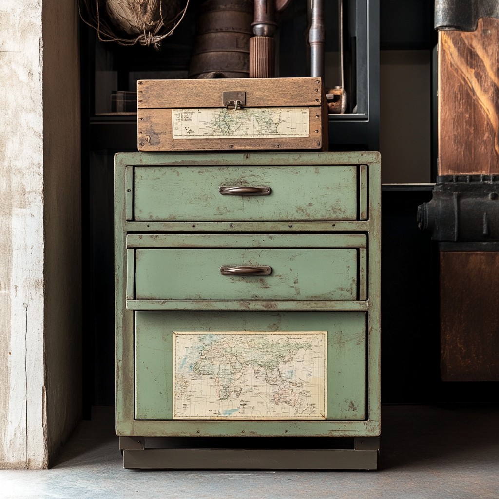 Free Vintage drawer stack Image - Vintage, Drawers, Green | Download at ...