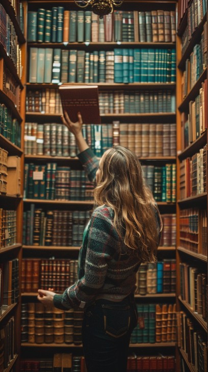 Free Library Book Search Image - Library, Woman, Books | Download at ...