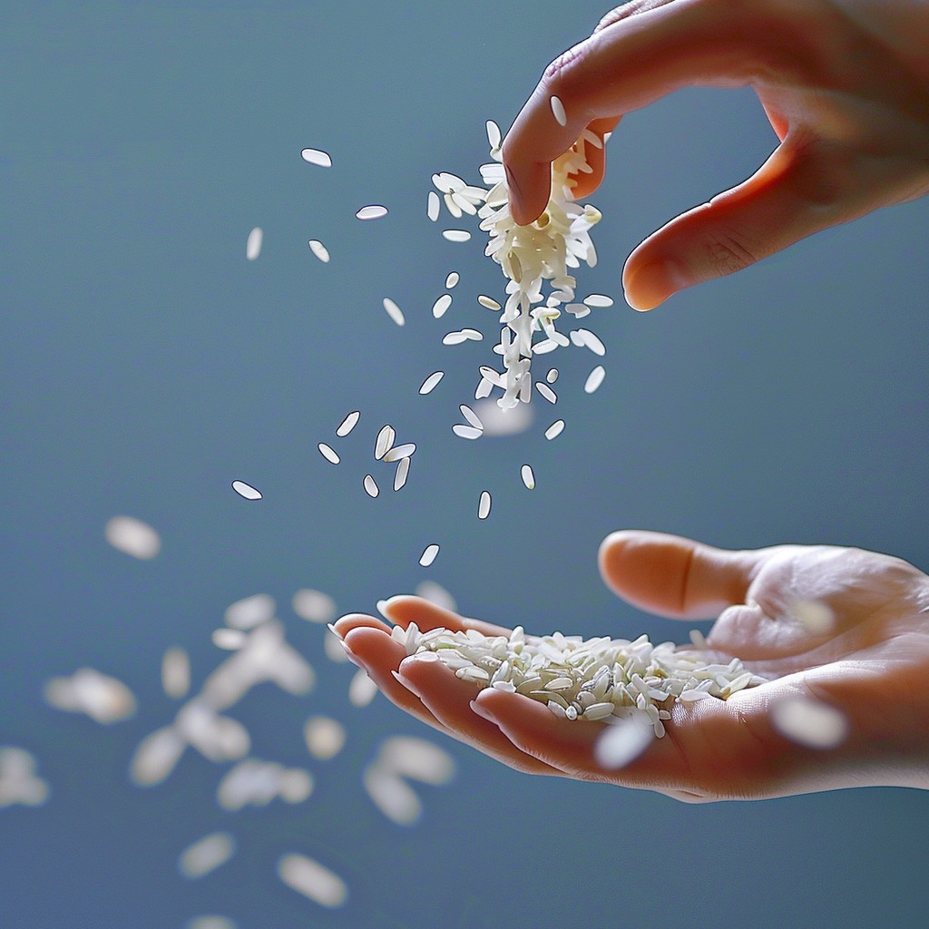 Example Of Puring Rice Free Pouring White Rice Image - Rice, Grains, Pouring | Download at ...