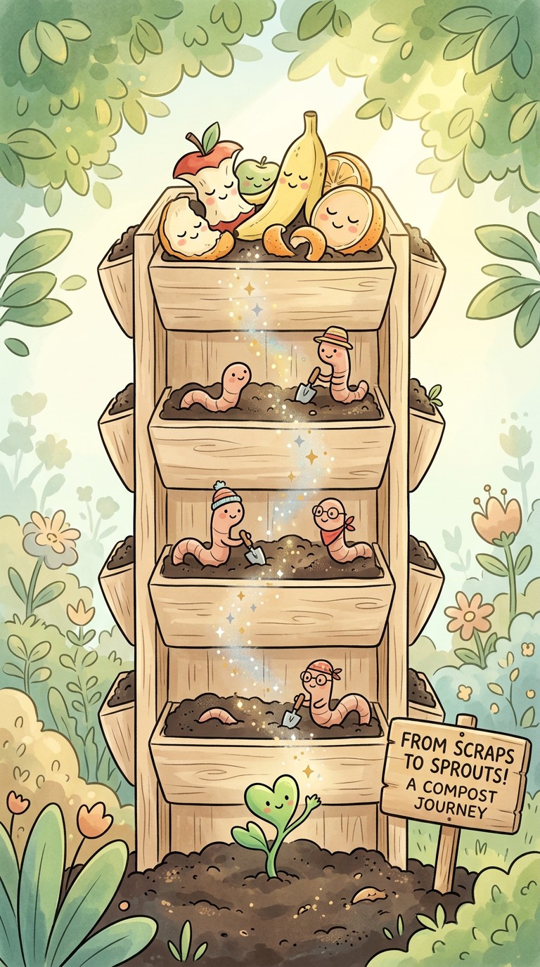 Compost Magic Meme Free Compost Tower Magic Image - Composting, Illustration, Children ...