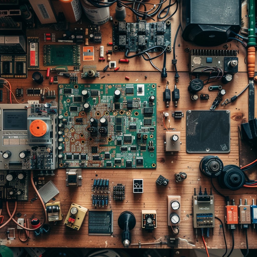 Free Electronics Workshop Chaos Image - Electronics, Workshop, Circuit ...