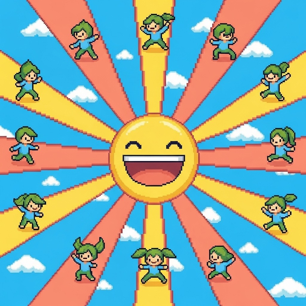 Free Sunshine Pixel Joy Photo - Sunshine, Kawaii, Pixel | Download at ...