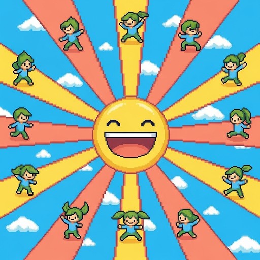 Free Sunshine Pixel Joy Photo - Sunshine, Kawaii, Pixel | Download at ...