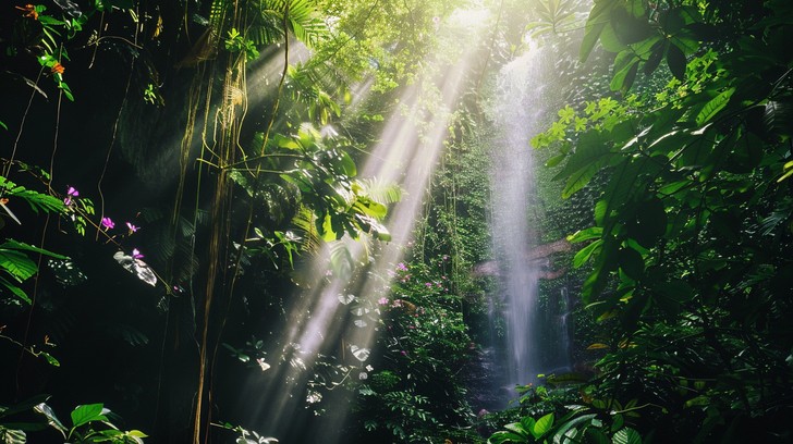 Free Rainy forest view Image - Rain, Forest, Green | Download at StockCake