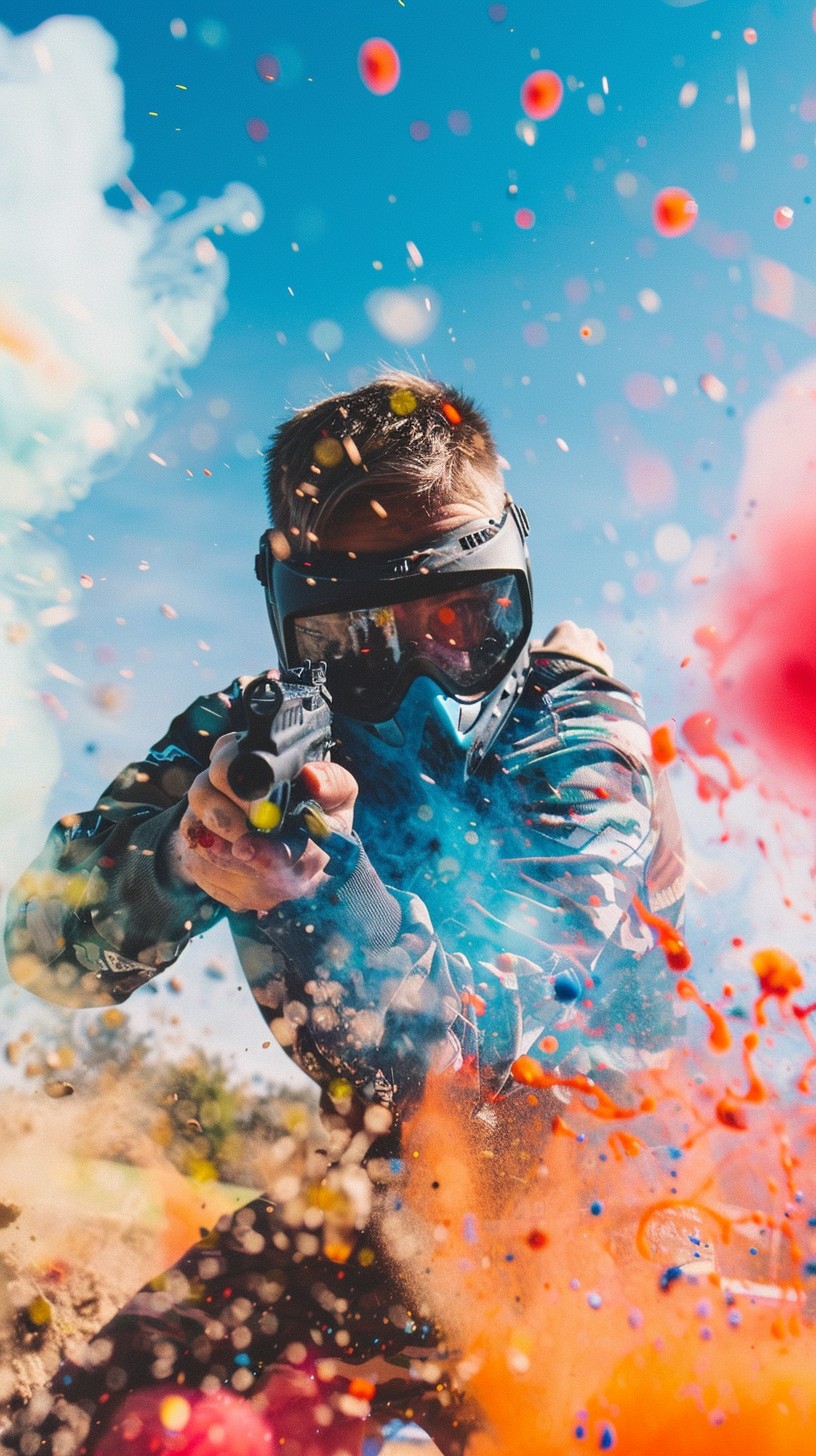 Free Dynamic Paintball Action Image | Download at StockCake