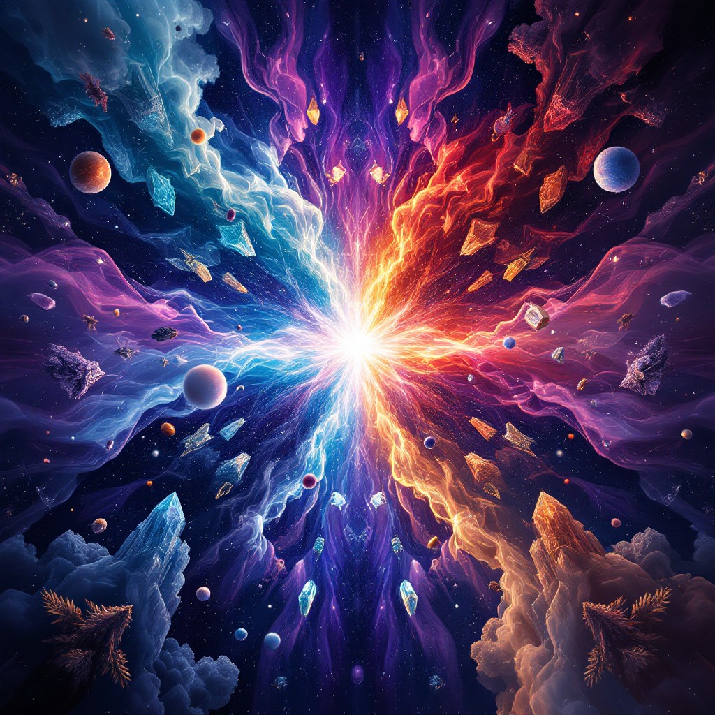 Free Cosmic Forces Collide Photo - Surreal, Fantasy, Cosmic | Download ...