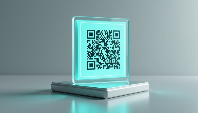 Free Floating QR Display Photo - Qr, Code, Floating | Download at StockCake