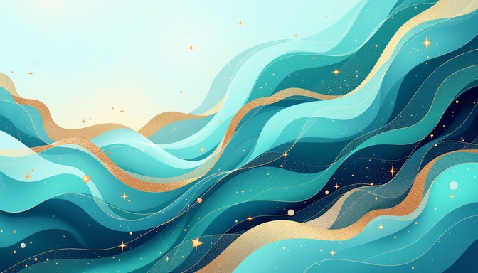 Free Flowing Turquoise Waves Image - Turquoise, Teal, Seafoam ...