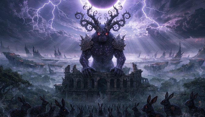 Free Dark Rabbit Guardian Image - Fantasy, Rabbit, Guardian | Download ...