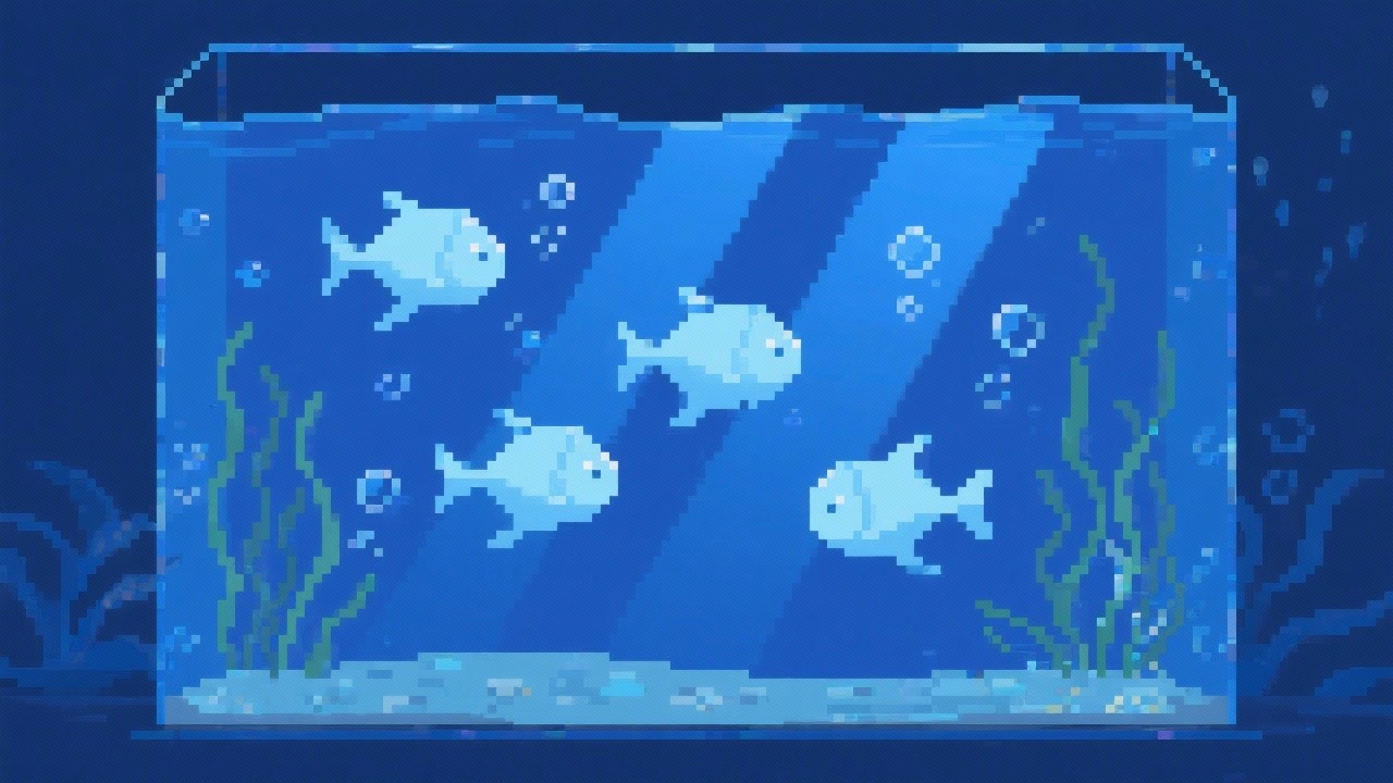 Free Pixel Aquarium Scene Photo - Pixelart, Aquarium, Fish | Download ...