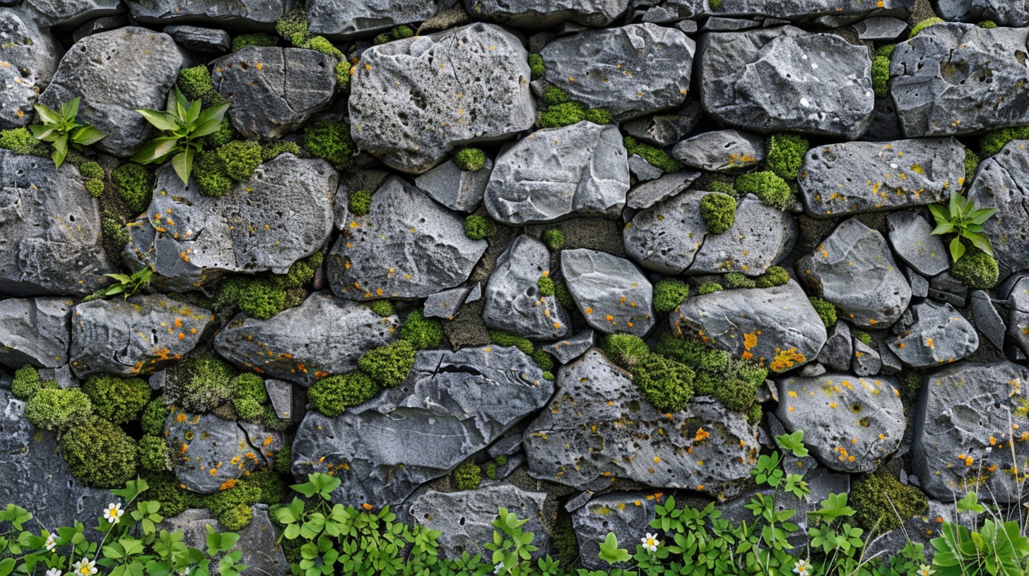 Free Mossy Stone Wall Image - Stone, Moss, Wall | Download at StockCake