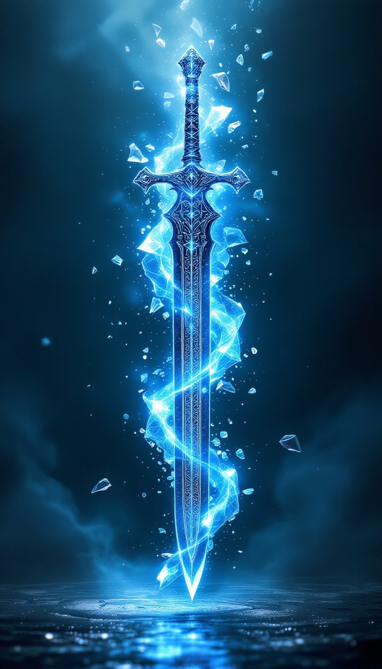 Free Mystical Floating Sword Image - Sword, Magical, Crystal | Download ...
