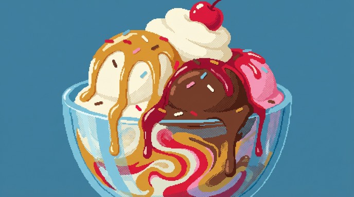 Download Melting Pixel Treats Stock Images for Free | StockCake