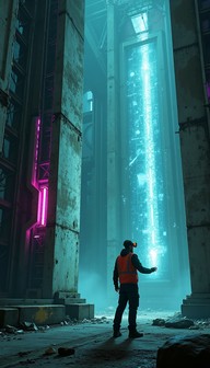 Free Digital Infrastructure Inspection Image - Cyberpunk, Futuristic ...