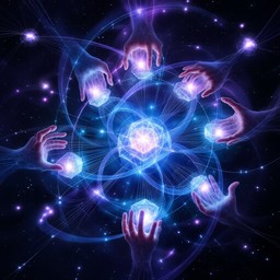 Free Cosmic Hands Unite Image | Download at StockCake