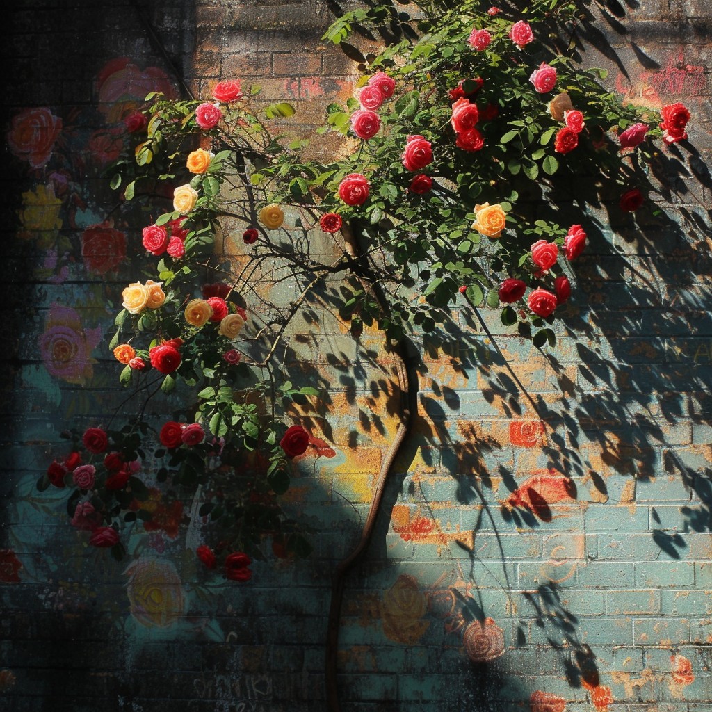 Free Blooming Urban Roses Image - Roses, Urban, Graffiti | Download at ...