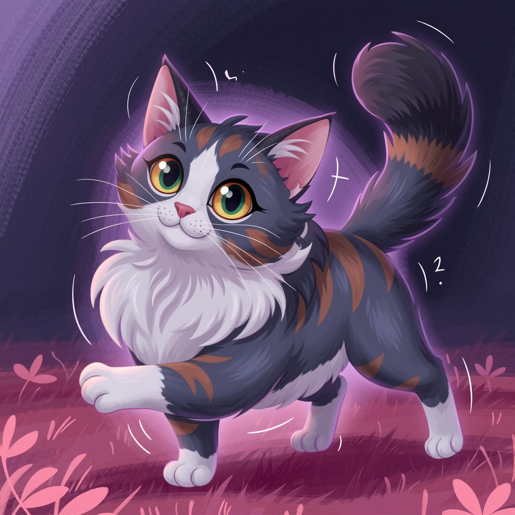Free Magical Pouncing Kitten Photo - Anime, Manga, Cat | Download at ...