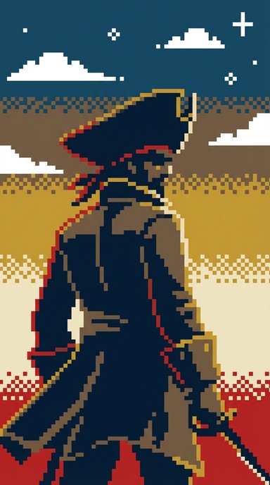 Free Pixel Pirate Captain Image - Pixel, Pirate, Captain | Download at ...
