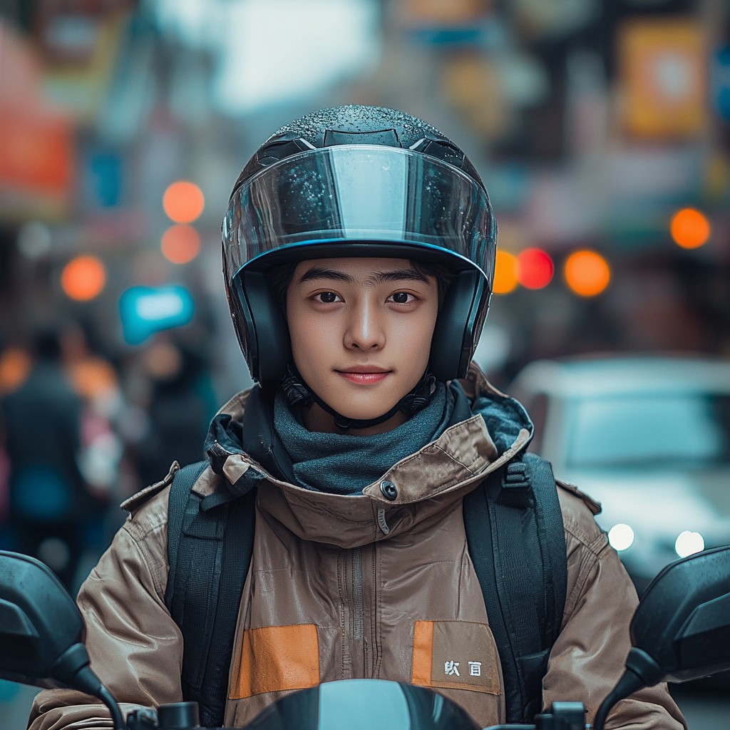 Street Rider Helmet Free Urban helmeted rider Image - Urban, Rider, Helmet | Download at ...
