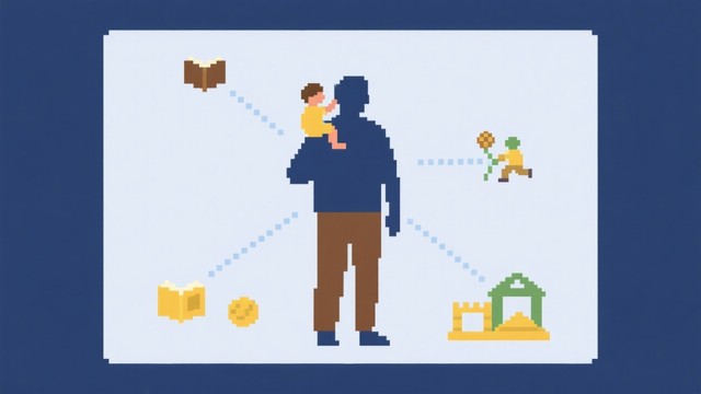 Free Pixelated Paternal Bond Image | Download at StockCake