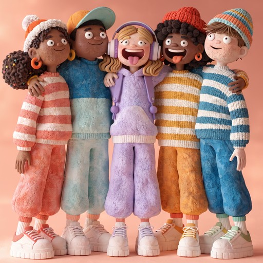 Free Colorful Clay Friends Image - Clay, Handcrafted, Colorful ...